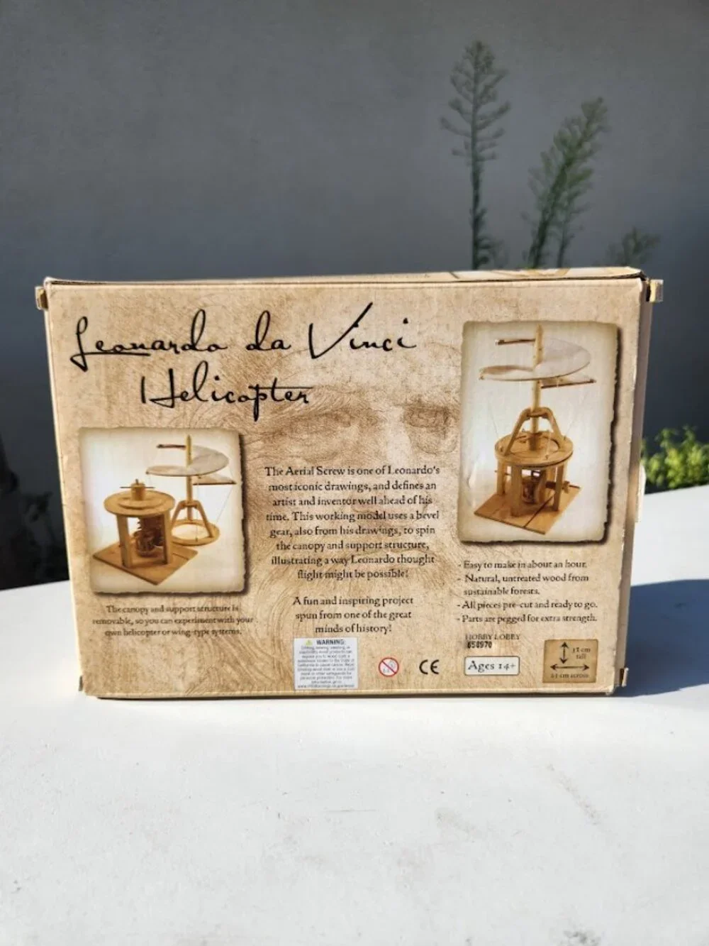NEW Pathfinders Leonardo Da Vinci Helicopter STEM Kit Physics Science Engineerin
